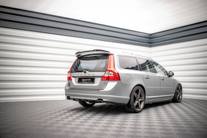 Heckansatz Diffusor passend für Volvo V70 Mk3 Carbon Look