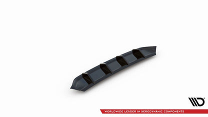 Heckansatz Diffusor passend für VW Arteon R-Line Limousine / Shooting Brake Mk1 FL schwarz Hochglanz