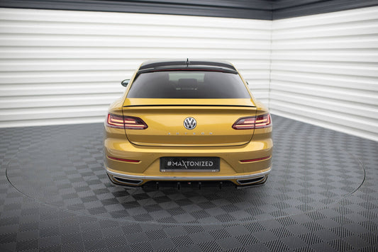 Heckansatz Diffusor passend für VW Arteon R-Line schwarz Hochglanz