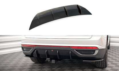 Heckansatz Diffusor passend für VW Atlas Cross Sport schwarz Hochglanz