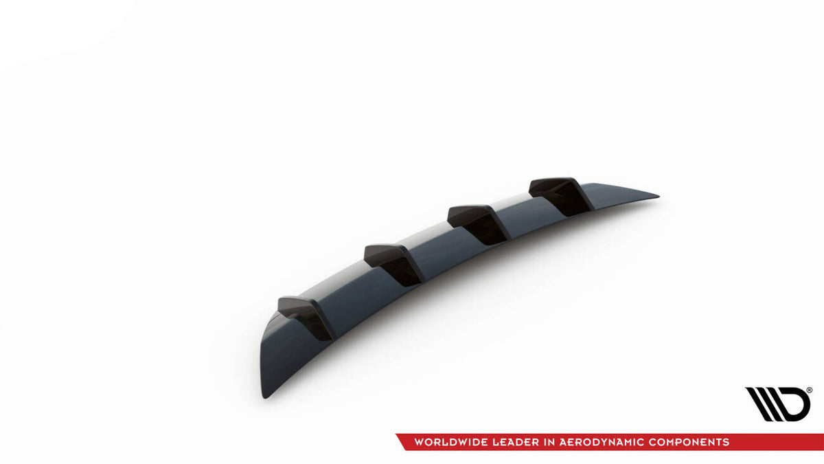 Heckansatz Diffusor passend für VW Atlas Cross Sport schwarz Hochglanz