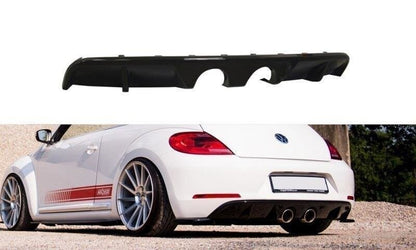 Heckansatz Diffusor passend für VW Beetle schwarz Hochglanz