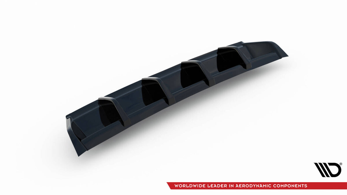 Heckansatz Diffusor passend für VW Golf 7 GTI FL schwarz Hochglanz