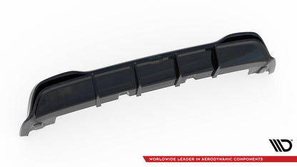 Heckansatz Diffusor passend für VW Golf GTE / R-Line Mk8 / Mk8 FL schwarz Hochglanz