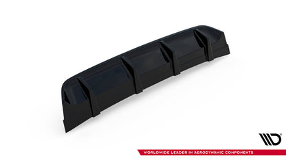 Heckansatz Diffusor passend für VW Golf Mk7 GTI CLUBSPORT schwarz Hochglanz