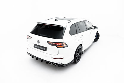 Heckansatz Diffusor passend für VW Golf R Variant Mk8 / Mk8 FL schwarz Hochglanz