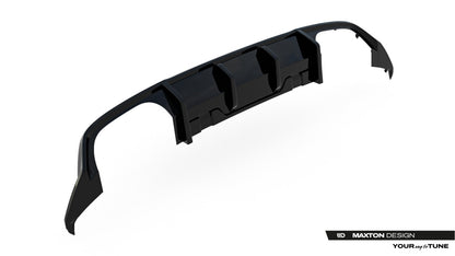 Heckansatz Diffusor passend für VW Golf R Variant Mk8 / Mk8 FL schwarz Hochglanz