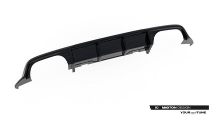 Heckansatz Diffusor passend für VW Golf R Variant Mk8 / Mk8 FL schwarz Hochglanz