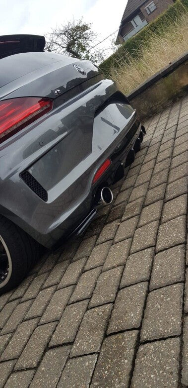 Heckansatz Diffusor passend für VW Scirocco MK.3 R FL schwarz Hochglanz
