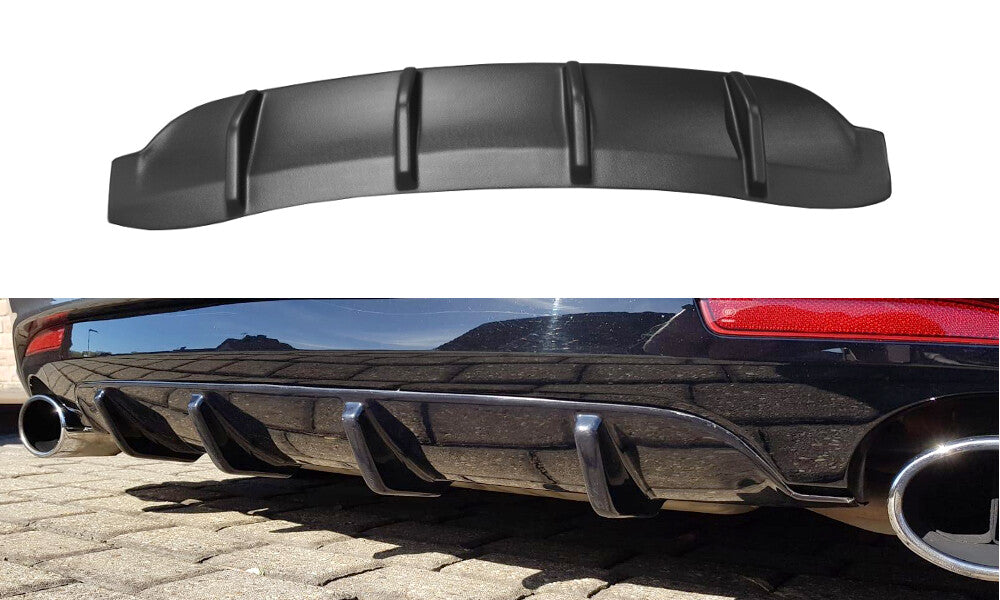 Heckansatz Diffusor passend für VW Scirocco MK.3 R FL schwarz Hochglanz