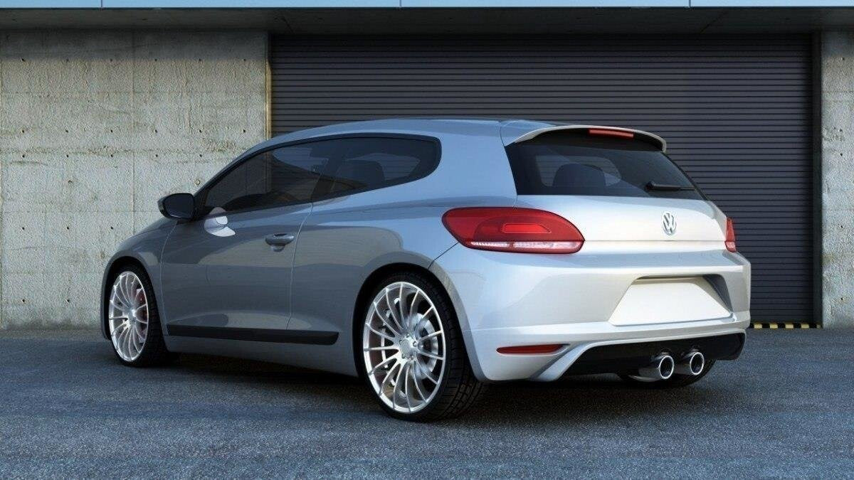Heckansatz Diffusor passend für VW Scirocco Standard (Scirocco R LOOK)