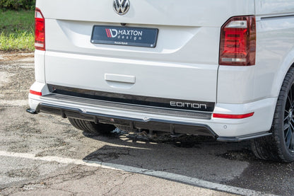 Heckansatz Diffusor passend für VW T6 schwarz Hochglanz