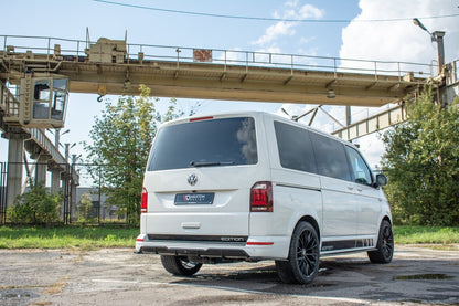 Heckansatz Diffusor passend für VW T6 schwarz Hochglanz