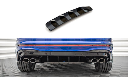 Heckansatz Diffusor passend für VW Tiguan R Mk2 FL schwarz Hochglanz