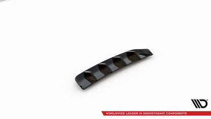 Heckansatz Diffusor passend für VW Tiguan R Mk2 FL schwarz Hochglanz