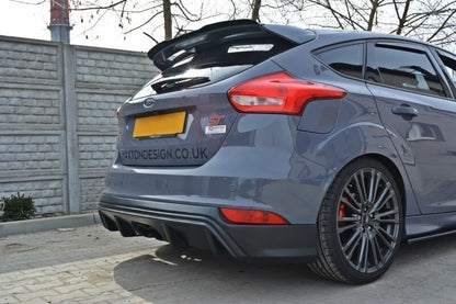 Heckansatz Diffusor (RS-Look) passend für Ford Focus ST Mk3 FL ABS-Kunststoff