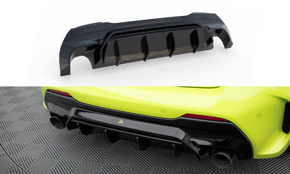 Heckansatz Diffusor V.1 passend für BMW 1er F40 M-Paket/ M135i schwarz Hochglanz