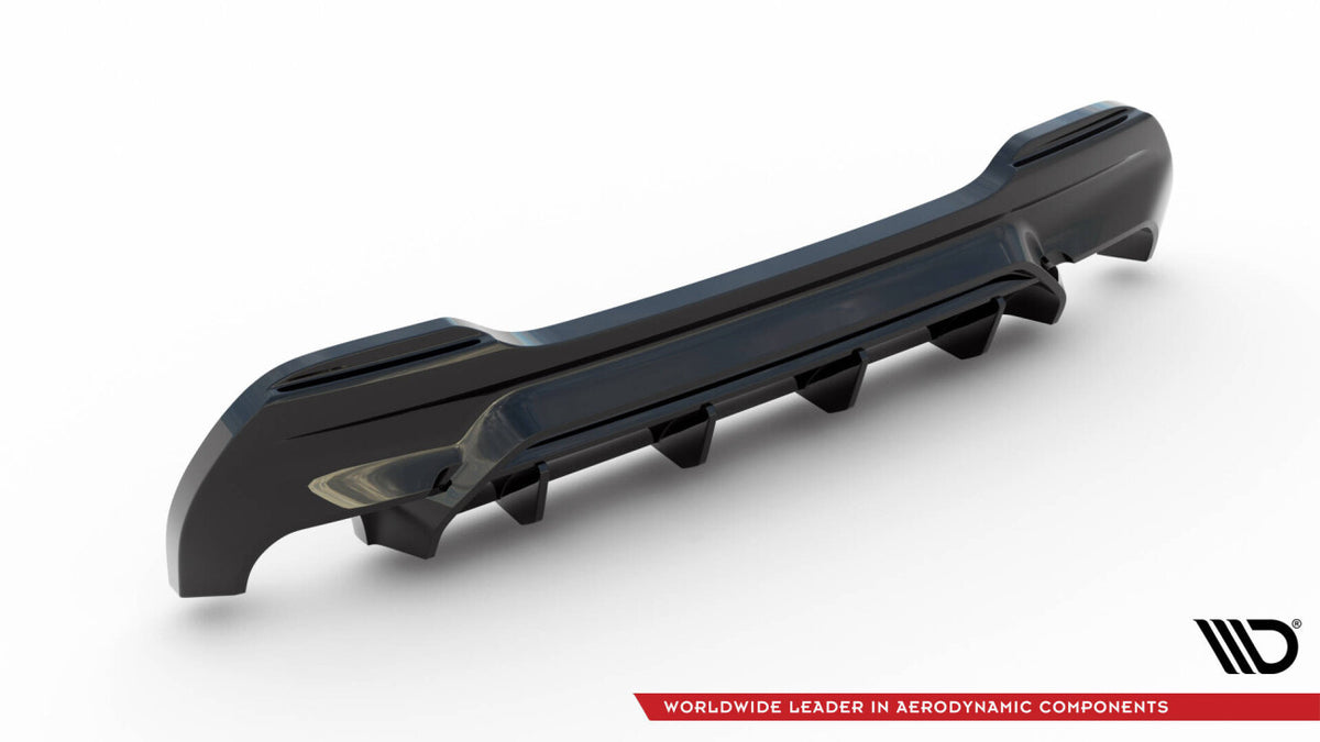 Heckansatz Diffusor V.1 passend für BMW 1er F40 M-Paket/ M135i schwarz Hochglanz