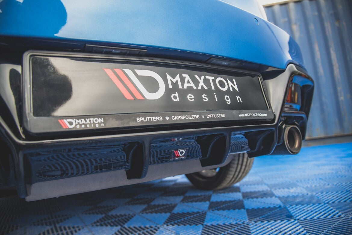 Heckansatz Diffusor V.1 passend für BMW M135i F20 schwarz Hochglanz