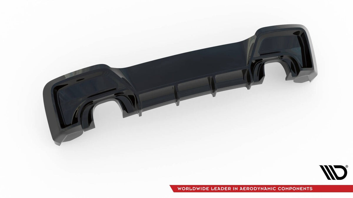 Heckansatz Diffusor V.1 passend für BMW M135i F20 schwarz Hochglanz