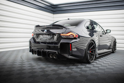 Heckansatz Diffusor V.1 passend für BMW M2 G87 schwarz Hochglanz