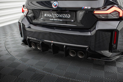 Heckansatz Diffusor V.1 passend für BMW M2 G87 schwarz Hochglanz
