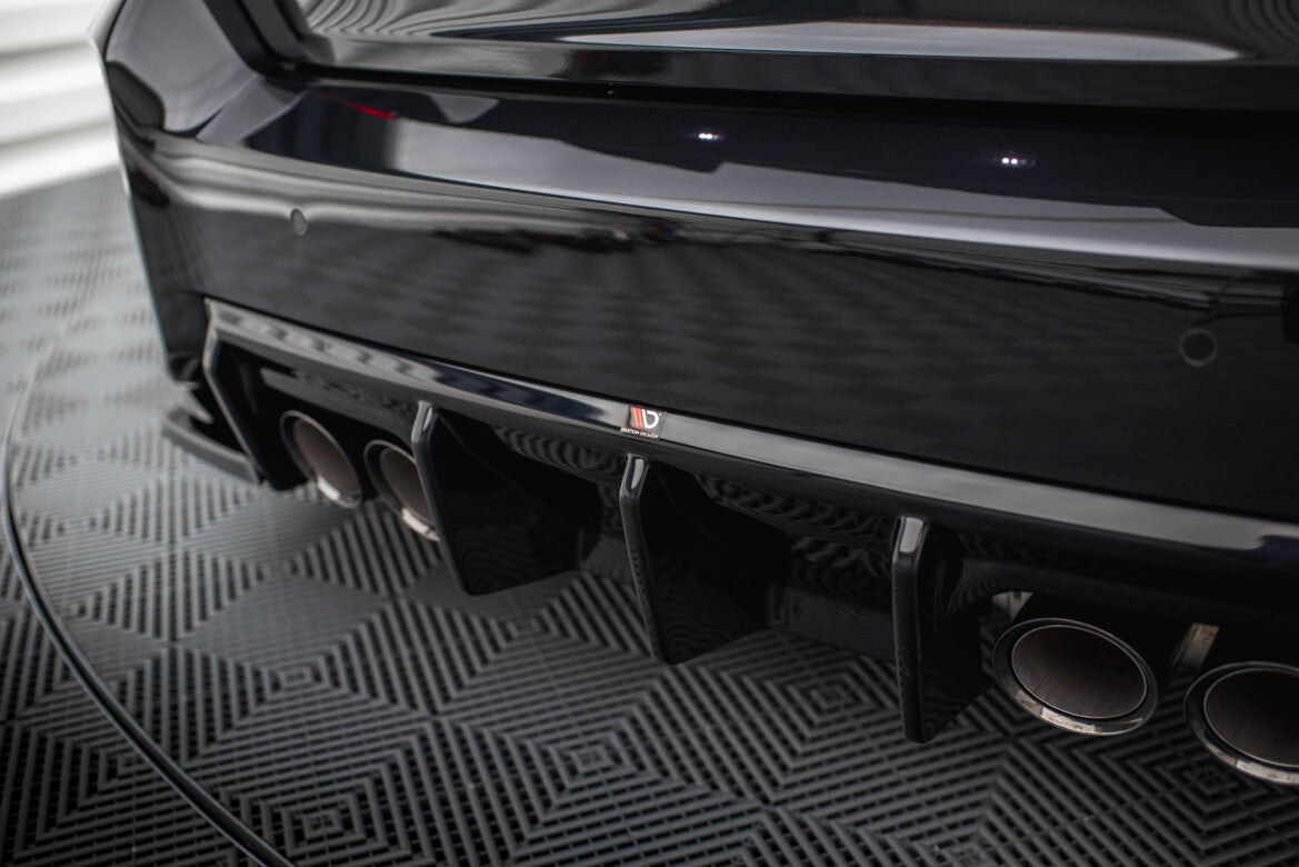 Heckansatz Diffusor V.1 passend für BMW M2 G87 schwarz Hochglanz