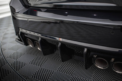Heckansatz Diffusor V.1 passend für BMW M2 G87 schwarz Hochglanz