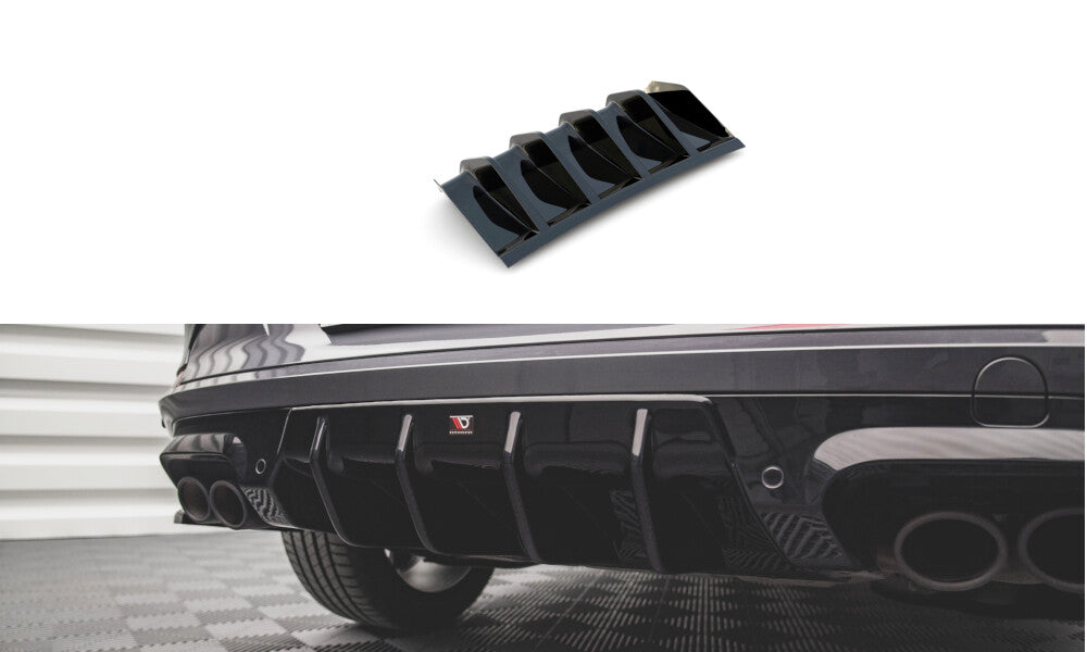 Heckansatz Diffusor V.1 passend für CUPRA Formentor Mk1 / Mk1 FL schwarz Hochglanz