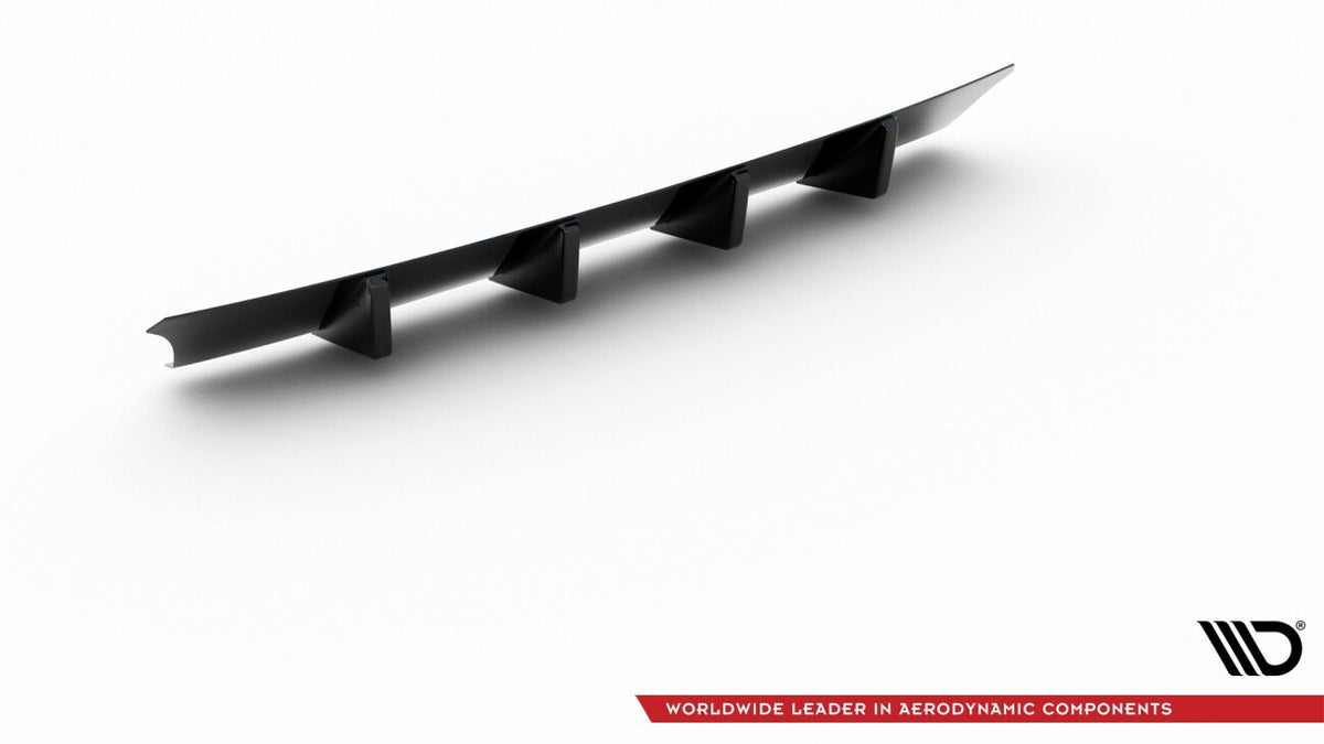 Heckansatz Diffusor V.1 passend für Seat Leon CUPRA Mk3 FL Sportstourer schwarz Hochglanz