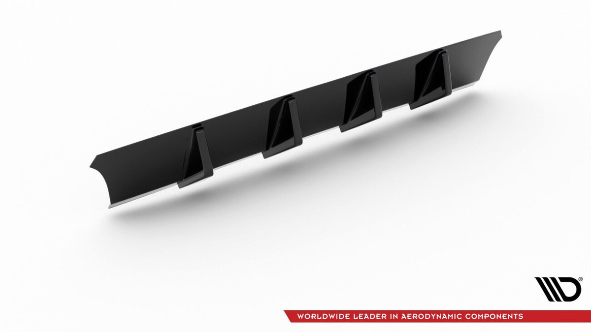 Heckansatz Diffusor V.1 passend für Seat Leon CUPRA Mk3 FL Sportstourer schwarz Hochglanz