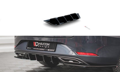 Heckansatz Diffusor V.1 passend für Seat Leon FR ST Mk4 schwarz Hochglanz
