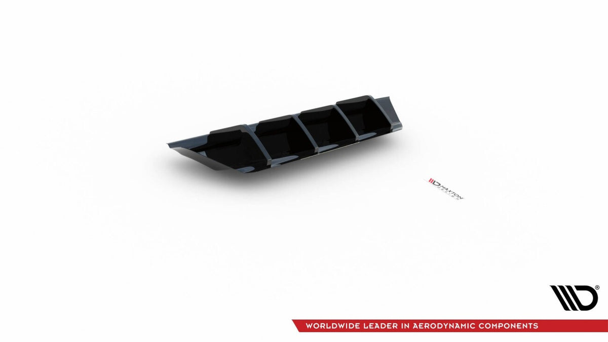 Heckansatz Diffusor V.1 passend für Seat Leon FR ST Mk4 schwarz Hochglanz