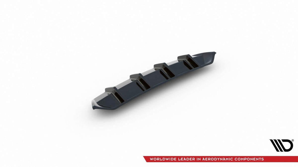 Heckansatz Diffusor V.1 passend für Skoda Octavia RS Mk3 / Mk3 FL Hatchback / Kombi schwarz Hochglanz