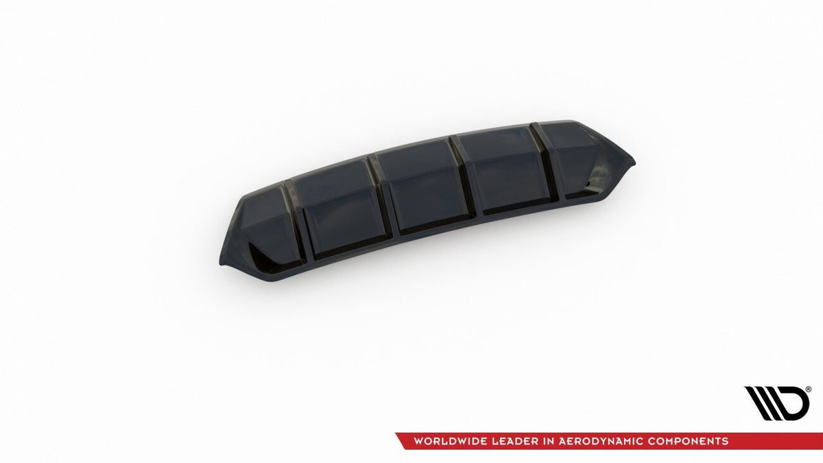 Heckansatz Diffusor V.1 passend für Skoda Octavia RS Mk3 / Mk3 FL Hatchback / Kombi schwarz Hochglanz