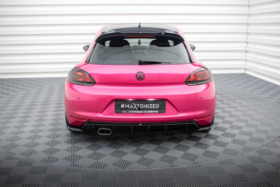 Heckansatz Diffusor V.1 passend für VW Scirocco Mk3 schwarz Hochglanz