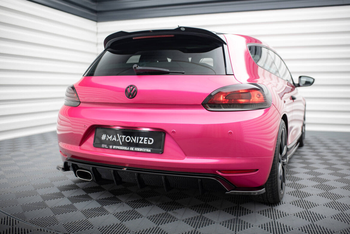 Heckansatz Diffusor V.1 passend für VW Scirocco Mk3 schwarz Hochglanz