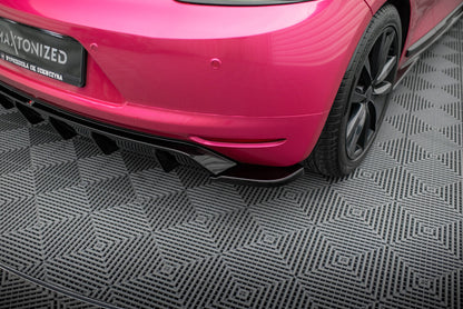 Heckansatz Diffusor V.1 passend für VW Scirocco Mk3 schwarz Hochglanz