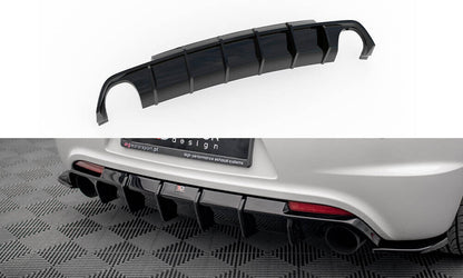 Heckansatz Diffusor V.1 passend für VW Scirocco R Mk3 schwarz Hochglanz