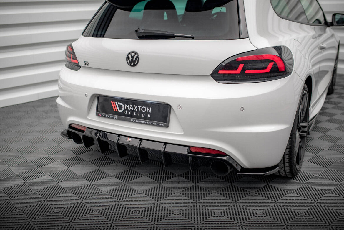 Heckansatz Diffusor V.1 passend für VW Scirocco R Mk3 schwarz Hochglanz