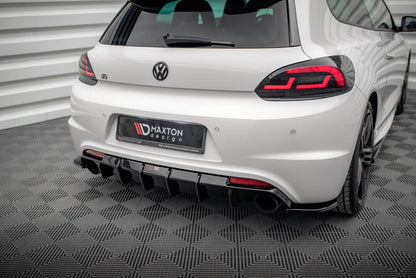 Heckansatz Diffusor V.1 passend für VW Scirocco R Mk3 schwarz Hochglanz