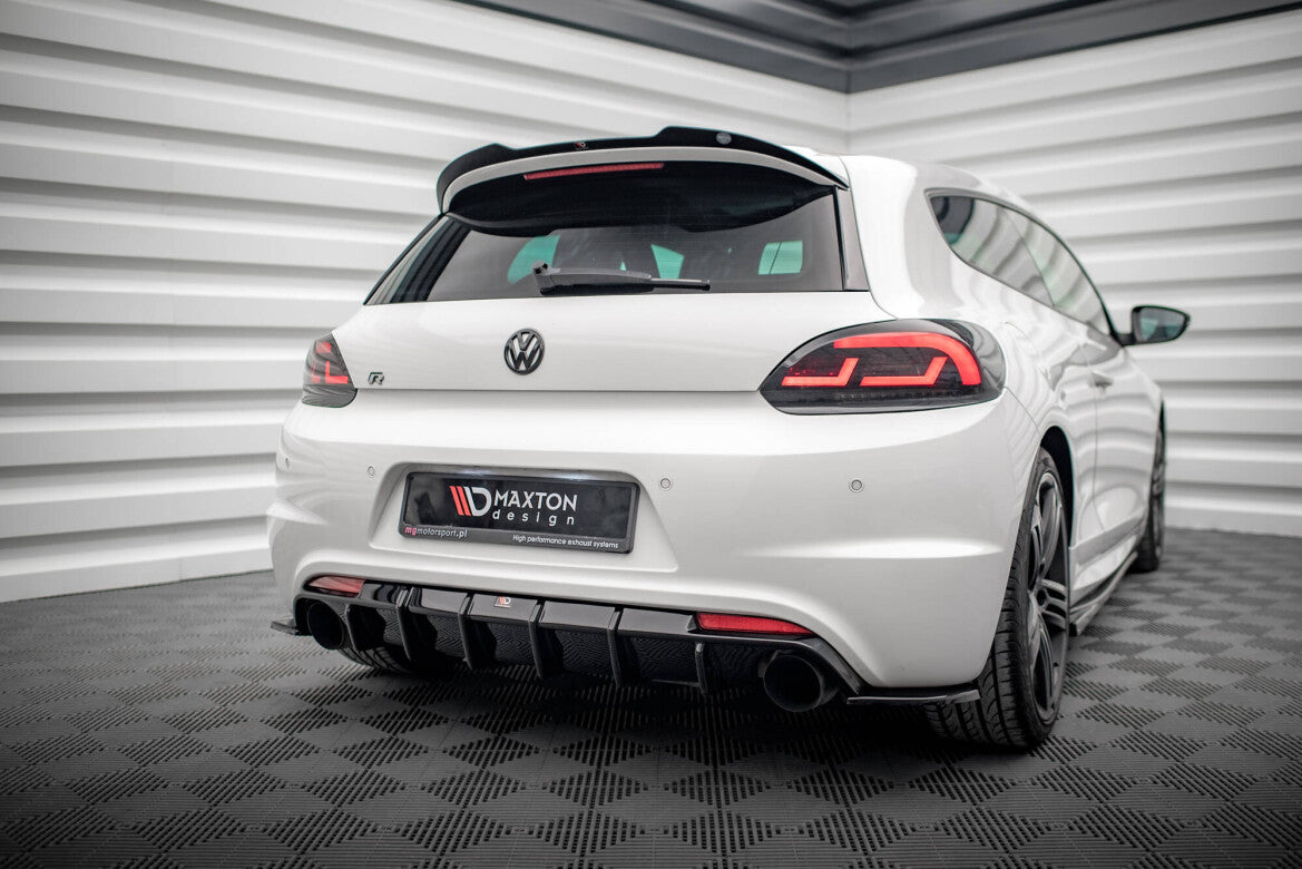 Heckansatz Diffusor V.1 passend für VW Scirocco R Mk3 schwarz Hochglanz