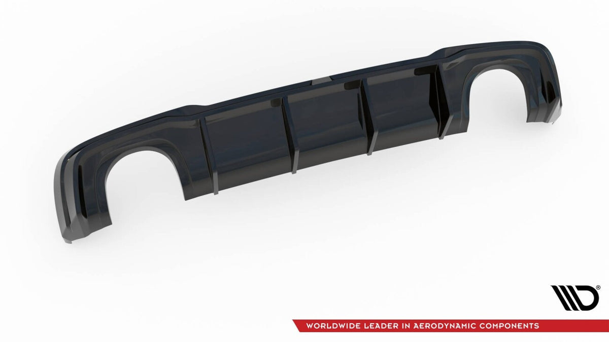 Heckansatz Diffusor V.2 passend für Audi RS3 8V Sportback FL schwarz Hochglanz