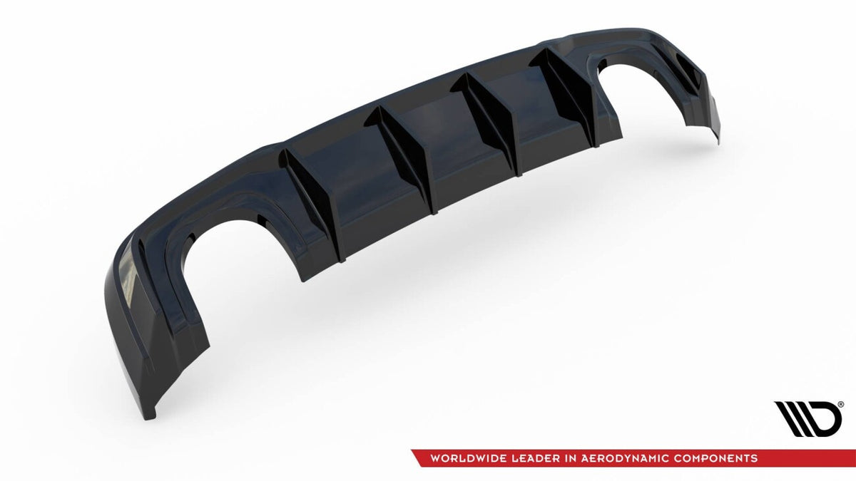Heckansatz Diffusor V.2 passend für Audi RS3 8V Sportback FL schwarz Hochglanz