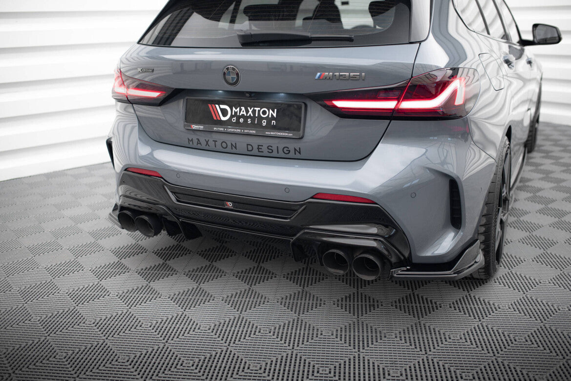 Heckansatz Diffusor V.2 passend für BMW 1er F40 M-Paket/ M135i schwarz Hochglanz