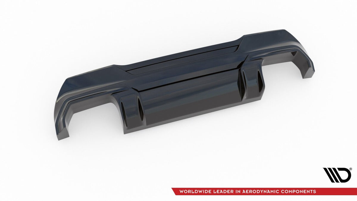Heckansatz Diffusor V.2 passend für BMW 1er F40 M-Paket/ M135i schwarz Hochglanz