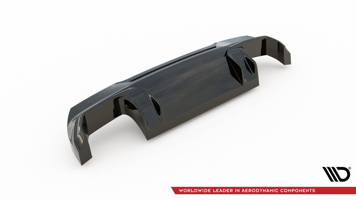 Heckansatz Diffusor V.2 passend für BMW 1er F40 M-Paket/ M135i schwarz Hochglanz
