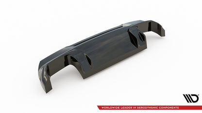 Heckansatz Diffusor V.2 passend für BMW 1er F40 M-Paket/ M135i schwarz Hochglanz
