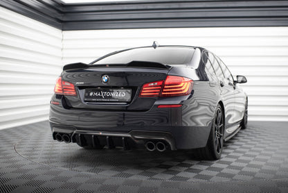 Heckansatz Diffusor V.2 passend für BMW 5er M-Paket F10 / F11 (Doppelauspuff li. re.) schwarz Hochglanz