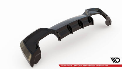 Heckansatz Diffusor V.2 passend für BMW M135i F20 schwarz Hochglanz